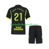 Fußballtrikots Atlético Madrid Obed Vargas 21 Kinder 2026-2027 Kurzarm Auswärts-trikot kaufen